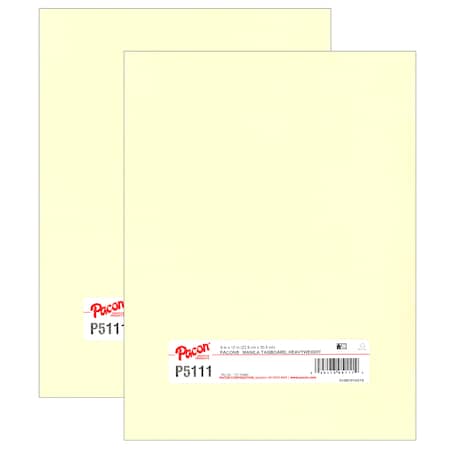 Pacon Heavyweight Tagboard, Manila, 9 x 12, PK200 P5111